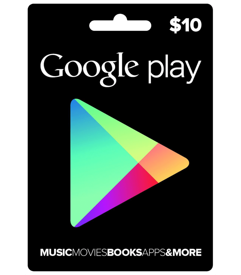 Tarjeta Google play gift card 10 USD - Latin Gamer Shop