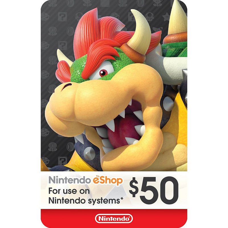 Tarjeta Nintendo eshop 50 USD - Latin Gamer Shop