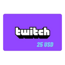 Twitch gift card 25 USD - Latin Gamer Shop