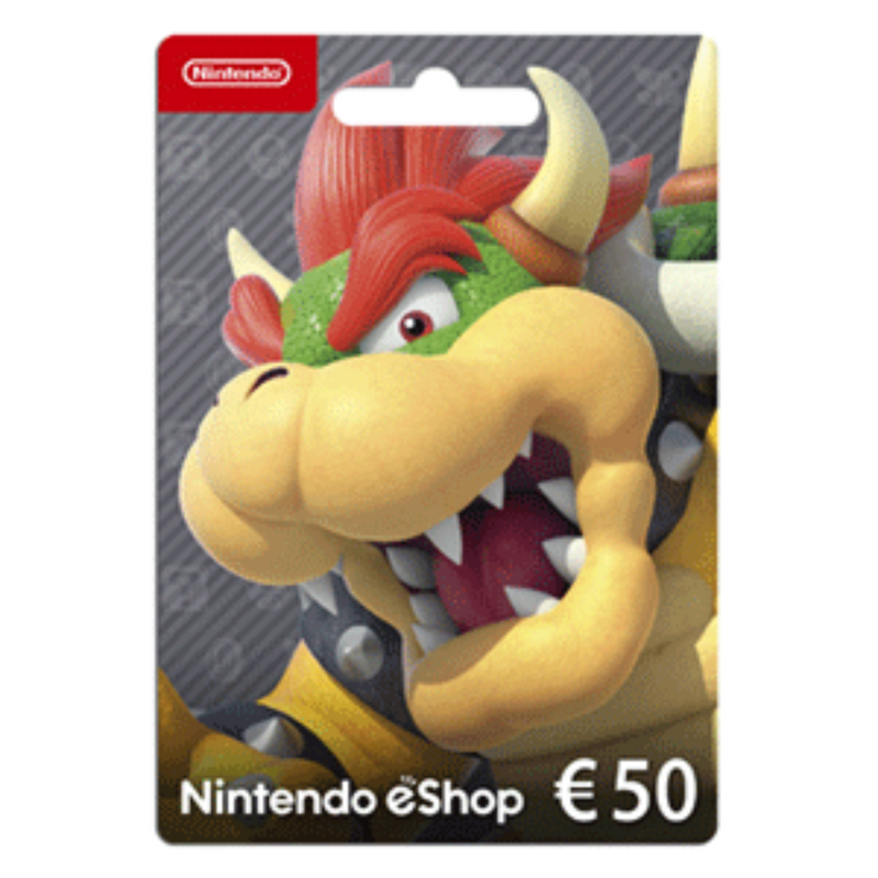 Nintendo 50 euros tarjeta de regalo codigo original - Latingamershop